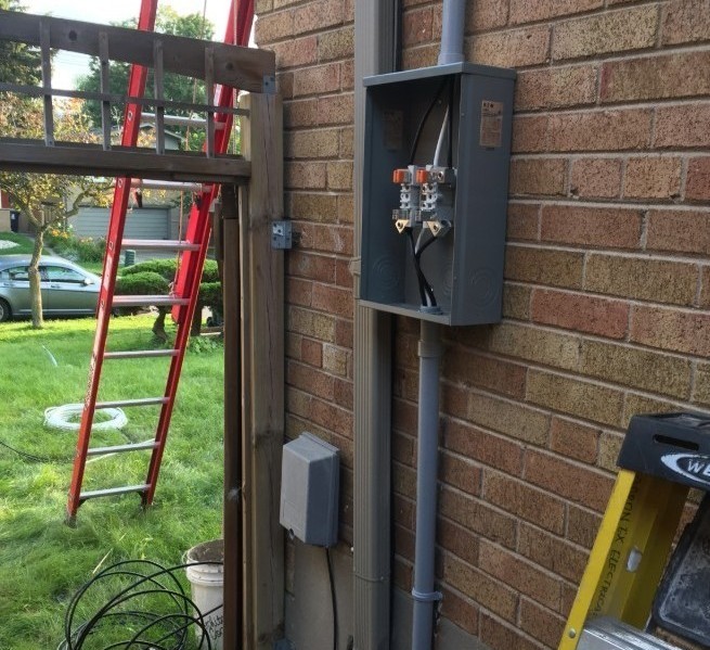 Electrical panel installation