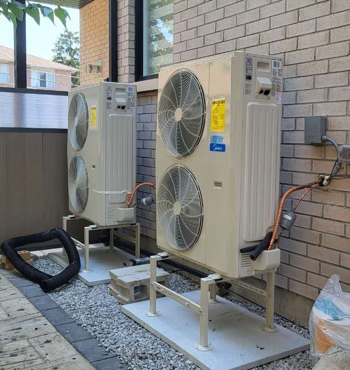 Air conditioning system installation